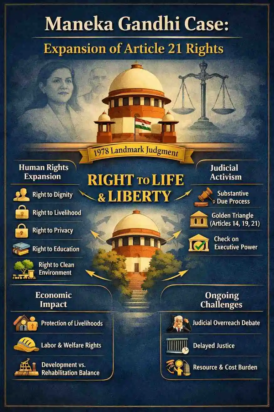 Maneka Gandhi Case: Expansion of Article 21 Rights